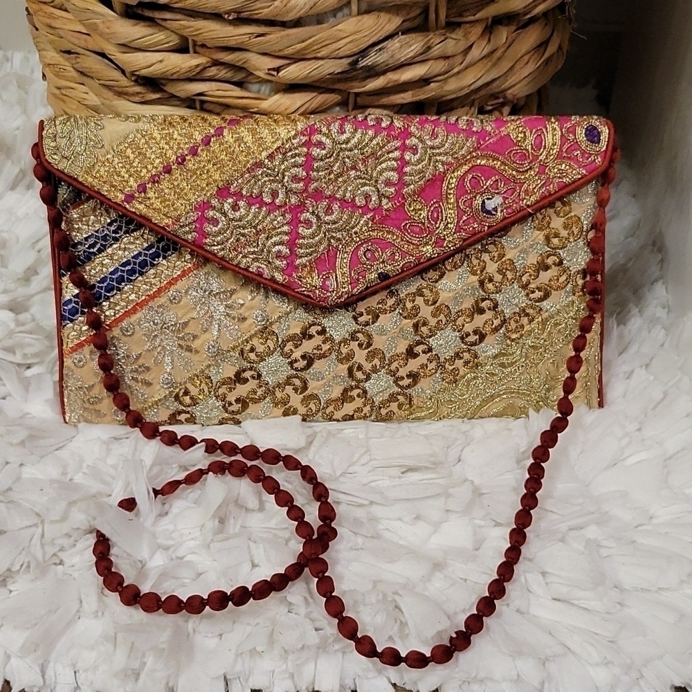 Unique Ethnic Artsy Indie clutch